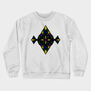 Stained Glass Scales Crewneck Sweatshirt